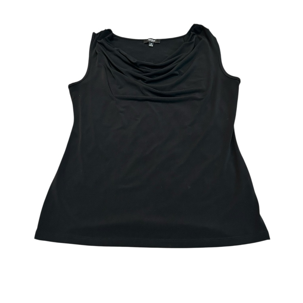 3/$15 PREMISE Drapey front black tank